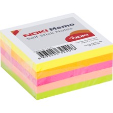 Noki Memo 250 Yaprak Neon Yapışkanlı Not Kağıdı 50 x 50 mm Renkli ve Kullanışlı