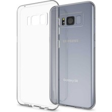 ZM Store Galaxy S8 Plus Uyumlu Kılıf Süper Silikon Yumuşak Şeffaf Kapak