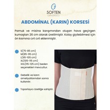 Doğum Sonrası Bedensiz Korse, 26 cm Karın Abdomen Destekliği