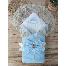 LTG Nova Yenidoğan Tericotton Örgülü Trilüx Bebek Battaniyesi Kundak Mi