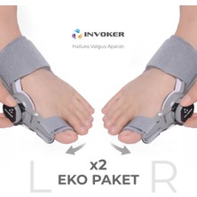 Ayarlı Ayak Baş Parmak Düzeltici, Halluks Valgus Gece Ateli Çift Seti