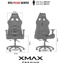 Beyaz Oyuncu Koltuğu – Xmax Rio Plus Bilgisayar Sandalyesi