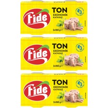 Fide Ekonomik Ton Balığı (2 x 160 Gr) x 3 Paket