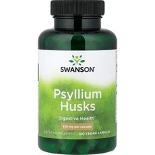 Swanson Psyllium Husks Fiber 610 Mg 100 Vegan Capsules