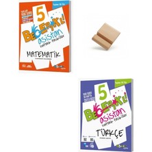 Fenomen Yayıncılık Becerikli Asistan 5. Sınıf Matematik ve Türkçe Haftalık Fasiküller Seti + Telefon Standı