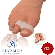 Başparmak ve 2 Parmak Silikon Yüzük, Rahat ve Şık Parmak Ayırıcı Seti