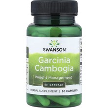 Swanson Garcinia Appetite Control 5:1 Extract 60 Capsules
