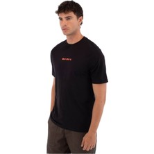 Hurley Printing Press Zombies Erkek Siyah Tişört