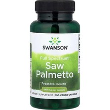 Swanson Full Saw Palmetto Prostate Health 540 Mg 100 Vegan Caps