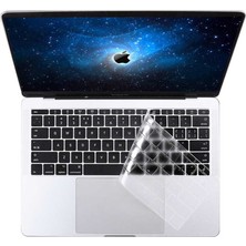 Apple Macbook 15.4' Pro A1286 Uyumlu Retina Zore Klavye Koruyucu Şeffaf Silikon Ped