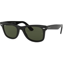 Ray-Ban RB2140 901 50 Unisex Güneş Gözlüğü Siyah Çerçeve Yeşil Cam UV Filtreli Tasarım