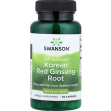 Swanson Full Spectrum Korean Red Ginseng Root 400 Mg 90 Capsules