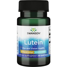 Swanson Lutein Eye And Vision Health 20 Mg 60 Softgels