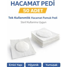 Hacamat Pedi 50 Adet –  Hacamat Pamuk Pedi Steril Kullanıma Uygun