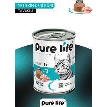 Pure Life Tavuklu Pate Yetişkin Kedi Konserve Yaş Mama 400 gr