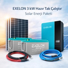 Sed Exelon 3 Kw Hazır Solar Enerji Paketi