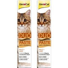 Gimcat Peynirli Kedi Macunu 50 gr x 2 = 100 gr Anti Hairball Malt Lezzetli Ödül