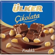 Ülker Çikolata Kare 70 gr x 6 Fındıklı Lezzetiyle Tatlandırılmış Özel Atıştırmalık