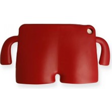 Pileli Store Newface iPad Mini 5 Kılıf Karakter Tablet Silikon - Kırmızı