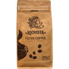 Riovista Öğütülmüş Filtre Kahve - %100 Arabica, Taze Kavrulmuş, Premium Lezzet 500GR