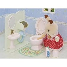 Sylvanian Families Sylvanian Ailesi Lisnaslı 5740  Tuvalet Seti (Figür Kutuya Dahil Değildir.)