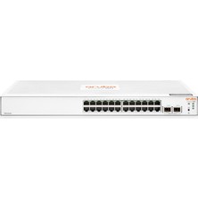 Toptan Bulurum Hpe Aruba Ion JL812A 1830 24 Port Gıgabıt + 2X1GB Sfp Uplınk Yönetilebilir Rackmount Swıtch