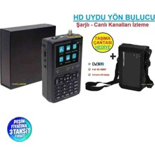 Hd Uydu Yön Bulucutaşıma Çantalı - Şarjlı - Canlı Kanalları  Izleme