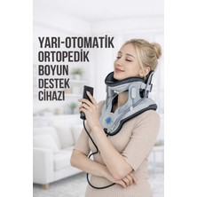 Yarı Otomatik Kumandalı Ortopedik Boyun Masaj Cihazı