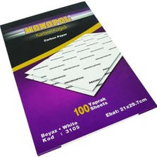 Monopol Karbon Kağıdı 5 Adet A4 Boy Beyaz Renk Seçeneği ile Kaliteli Karbon Kağıdı