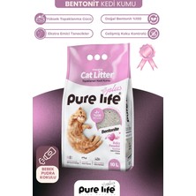 Pure Life Plus Bebek Pudralı Kedi Kumu 10 Lt