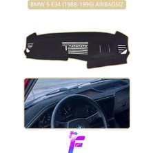 E-BİZ Bmw E34 Airbagsiz (1988-1996) Torpido Örtüsü | Güneşten Korur | Kolay Montaj | Tam Uyum | C91