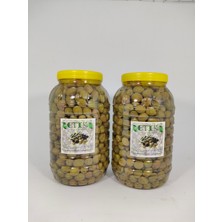 ETİK YERLİ ÜRÜNLER Manzalina Cinsi Küçük Boy Dilme Tatlanmış Zeytin 2'li Paket 3 Kg+3 kg