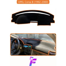 E-BİZ Opel Corsa B (1992-2000) Uyumlu Torpido Örtüsü | Yansıma Önleyici | Tam Koruma | Kolay Montaj | H76