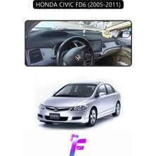 E-BİZ Honda Cıvıc Fd6 (2005-2011) Uyumlu Torpido Örtüsü | Yansıma Önleyici | Hızlı Montaj | Koruma | F72
