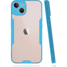Poyraz Market Newface Apple iPhone 14 Kılıf Platin Silikon - Mavi