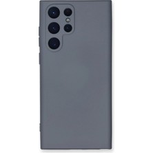 Beei  Galaxy S23 Ultra Kılıf Nano Içi Kadife  - Gri