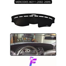 E-BİZ Mercedes W211 (2002-2009) Uyumlu Torpido Örtüsü | Yansıma Önleyici | Kolay Montaj | Tam Koruma | H30
