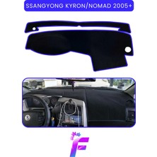 E-BİZ Ssangyong Kyron (2005+) Uyumlu Torpido Örtüsü | Araca Özel Üretim | Kolay Montaj | Kaymaz | A89