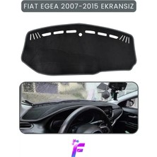 E-BİZ Fıat Egea (2007-2015) Ekransız Araca Özel Torpido Örtüsü | Ön Göğüs Kılıfı | Tam Koruma | TB14