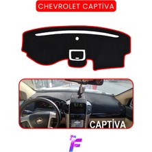 E-BİZ Chevrolet Captiva (2008-2011) Torpido Kılıfı | Yansıma ve Isı Engeller| Kolay Montaj | TA21
