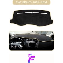 E-BİZ Fıat Bravo (2007-2014) Araca Özel Torpido Örtüsü | Ön Göğüs Kılıfı | Tam Koruma | Oto Aksesuar | E25