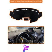 E-BİZ Ford C-Max Double Ekran (2010-2014) Torpido Örtüsü | Güneşten Korur | Kolay Montaj | Tam Uyum | E88