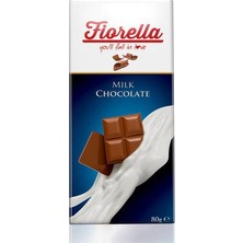 Elvan Fiorella Sütlü Çikolata Tablet 80 gr 1 Lezzetli Sütlü Çikolata Ürünü