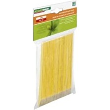 Esranın Dünyası Sarı Ahşap Bitki Etiketi Seti - 25 Adet