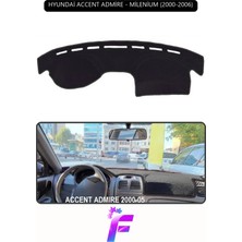 E-BİZ Hyundai Accent Admire/milenium (2000-2006) Torpido Örtüsü | Güneşten, Isıdan, Çatlamadan Korur | F96