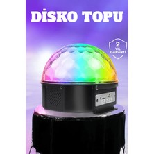 Poyraz Market Kompakt Tasarımlı, Telefon Kontrollü Disko Topu Işıkları