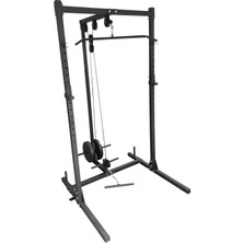 ESİ FİTNESS Squat Rack Kompakt Tasarım Lat / Row /Fly Eklentili Çalışma İstasyonu Ev ve Ofis İçin İdeal