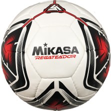 Mikasa Regateador Dikişli 4 No Kırmızı Futbol Topu Beyaz Renkli Sentetik Deri Zemin İçin