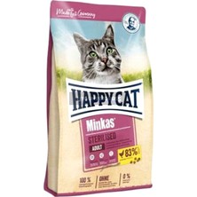 Happy Cat Minkas Tavuklu Sterilised Kedi Maması 10 kg Kısır Kediler İçin Besleyici Temel Diyet