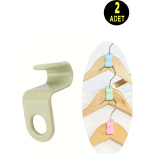 Usin 2 Adet Askı Çoklayıcı Aparat Askılık Gardırop Elbise Dolabı Içi Düzenleyici Organizer